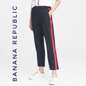 Banana republic Hayden Pants with Red Side Stripe